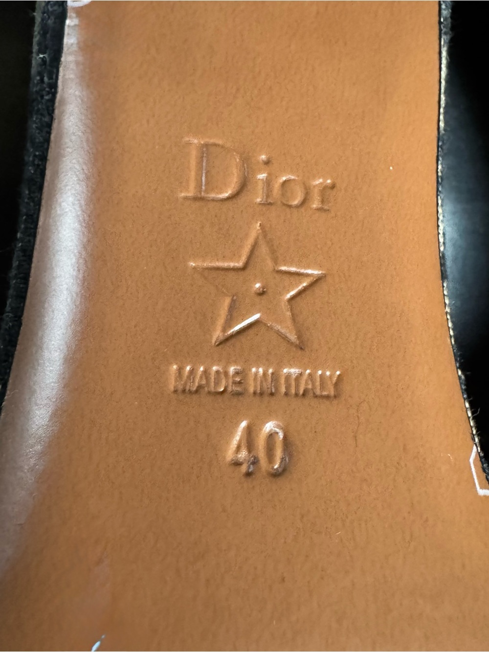 Women's Navy Canvas Oblique Monogram Dior Logo with Bow Sandals size 8.5-9 - Picture 7 of 9